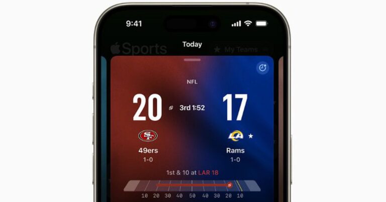 apple sports football update