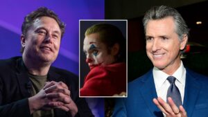 joker split musk newsom