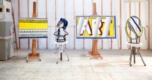 roy lichtenstein artwork pictured